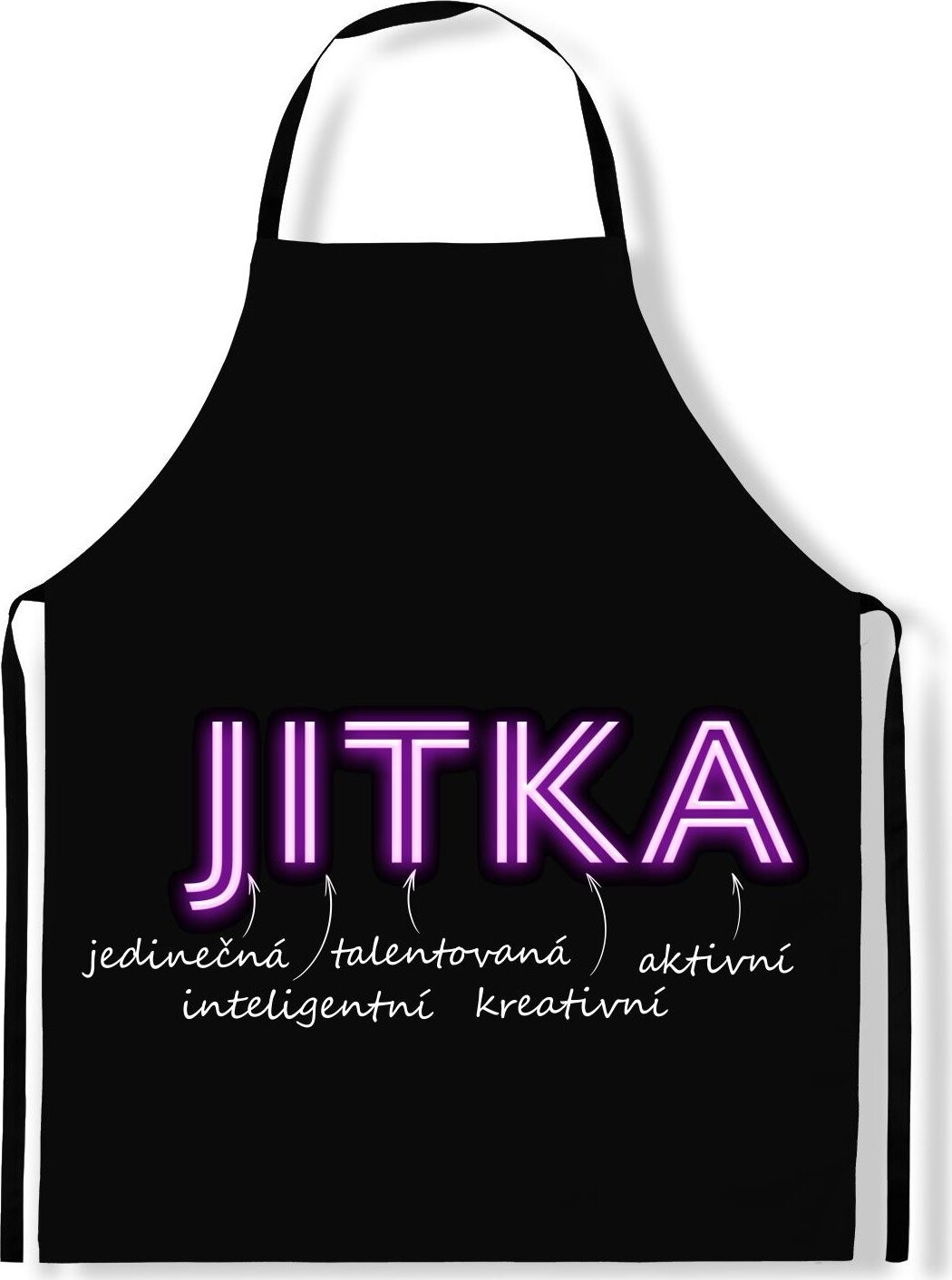 IMPAR Zástěra Ženská jména Neon, Jitka