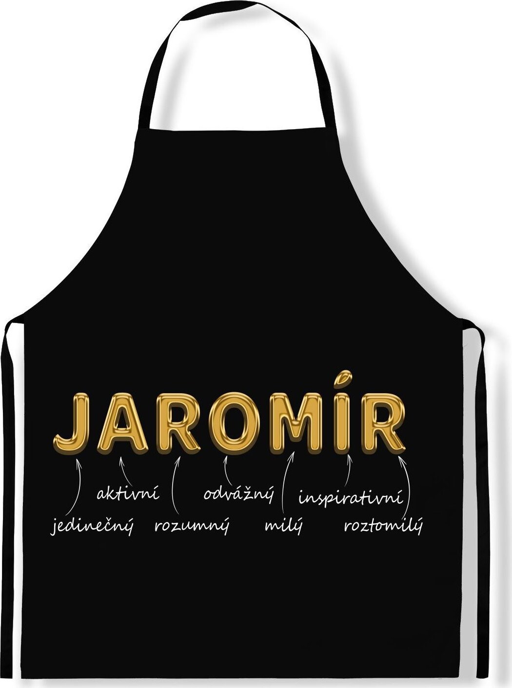 IMPAR Zástěra Mužská jména Gold, Jaromír