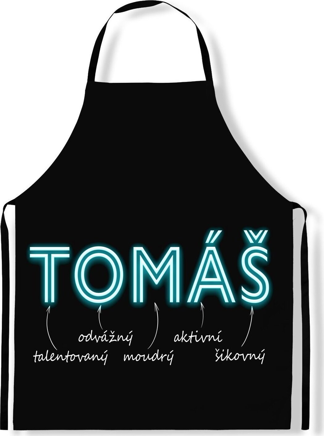 IMPAR Zástěra Mužská jména Neon, Tomáš