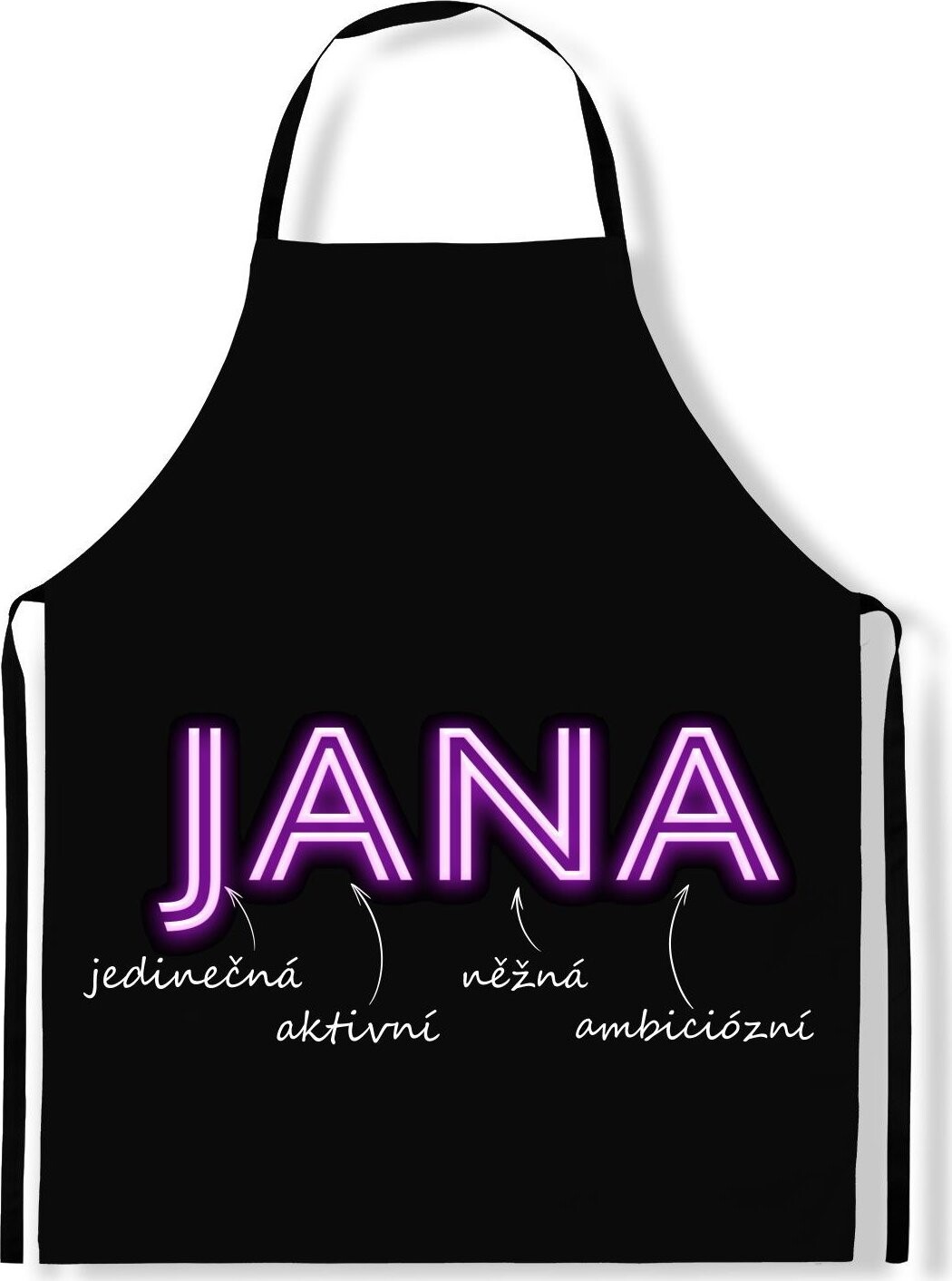 IMPAR Zástěra Ženská jména Neon, Jana
