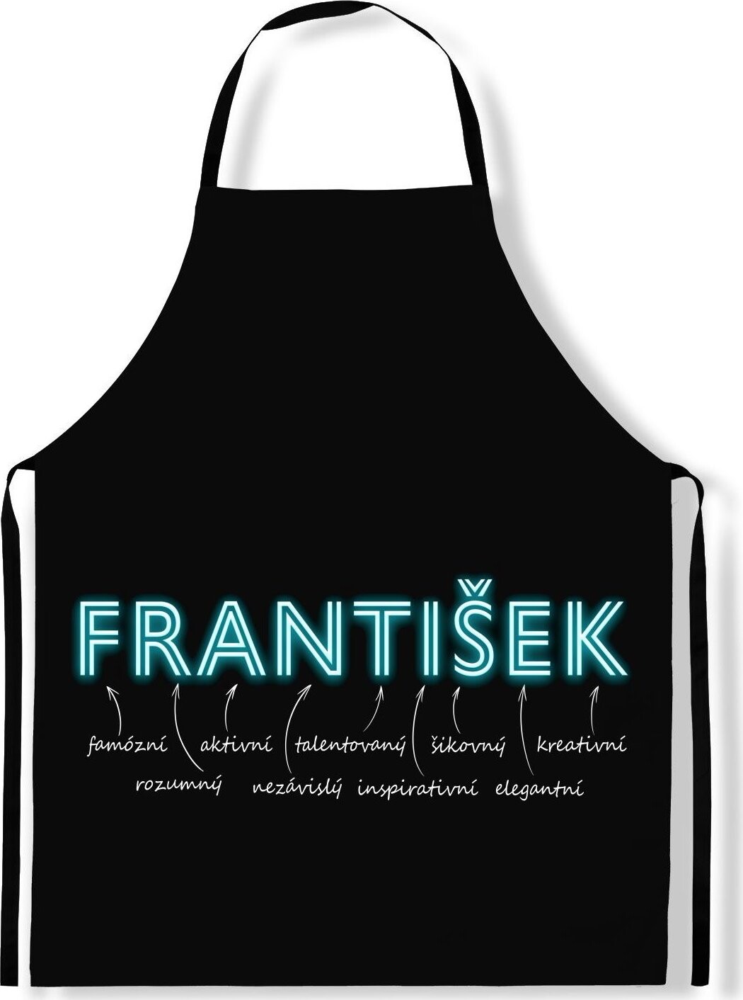 IMPAR Zástěra Mužská jména Neon, František