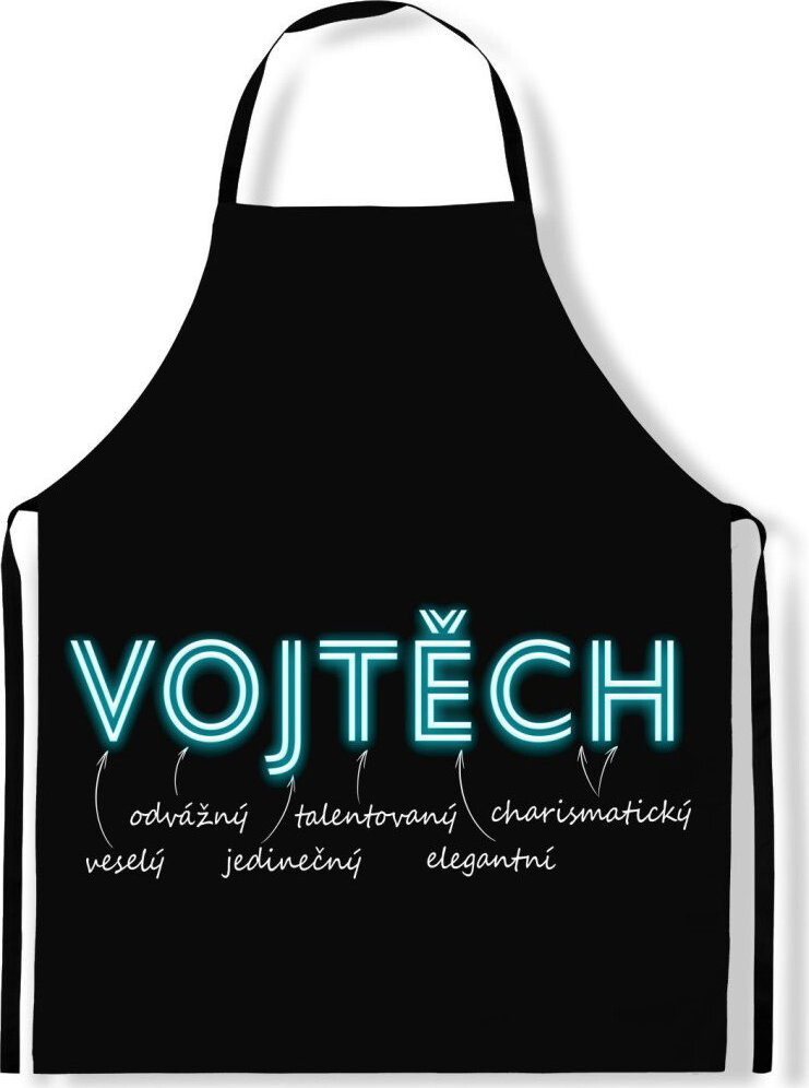 IMPAR Zástěra Mužská jména Neon, Vojtěch