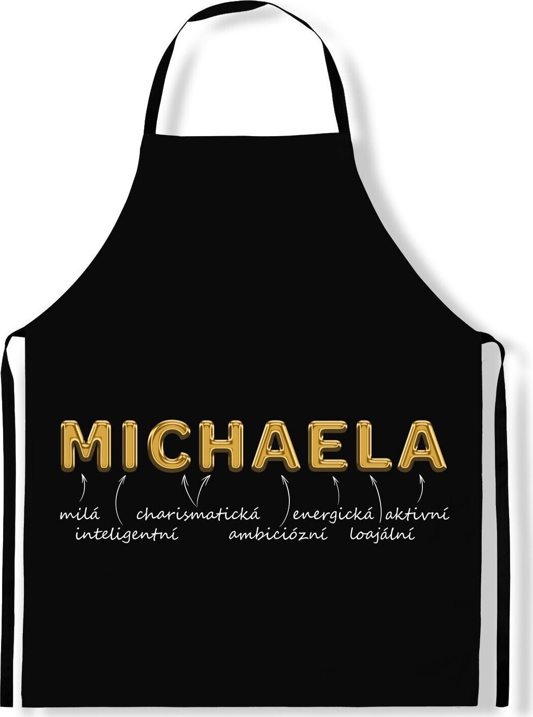 IMPAR Zástěra Ženská jména Gold, Michaela