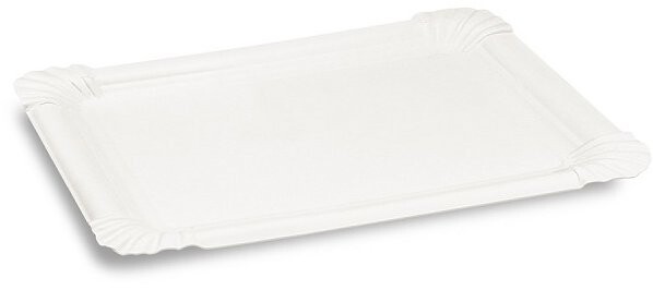 Wimex papierová tácka `3+`, 11 × 17 cm, biela – 100 ks