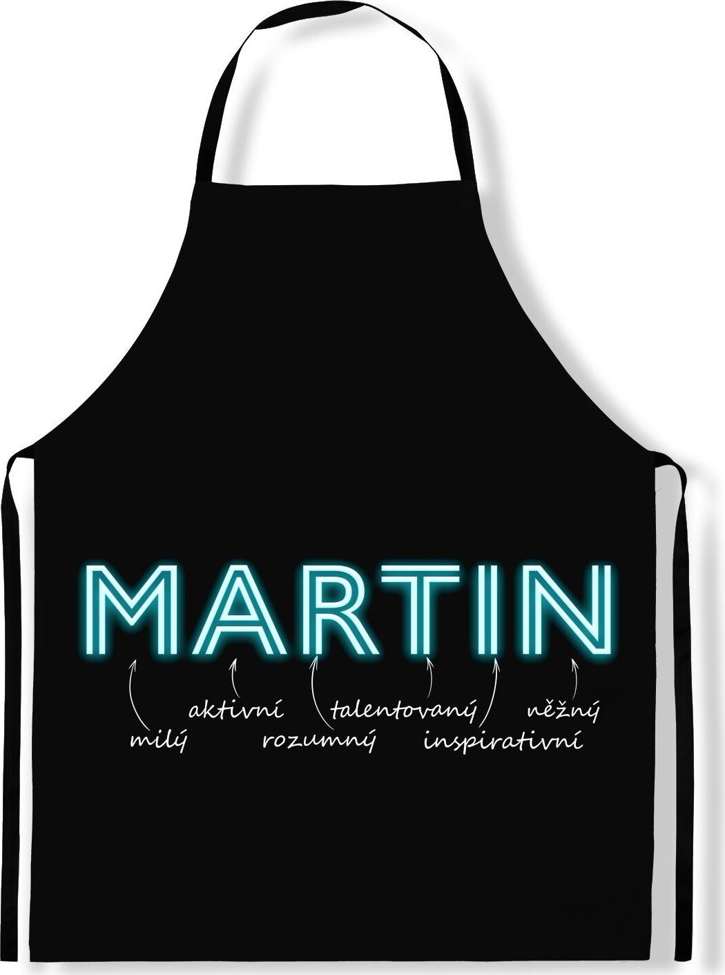 IMPAR Zástěra Mužská jména Neon, Martin