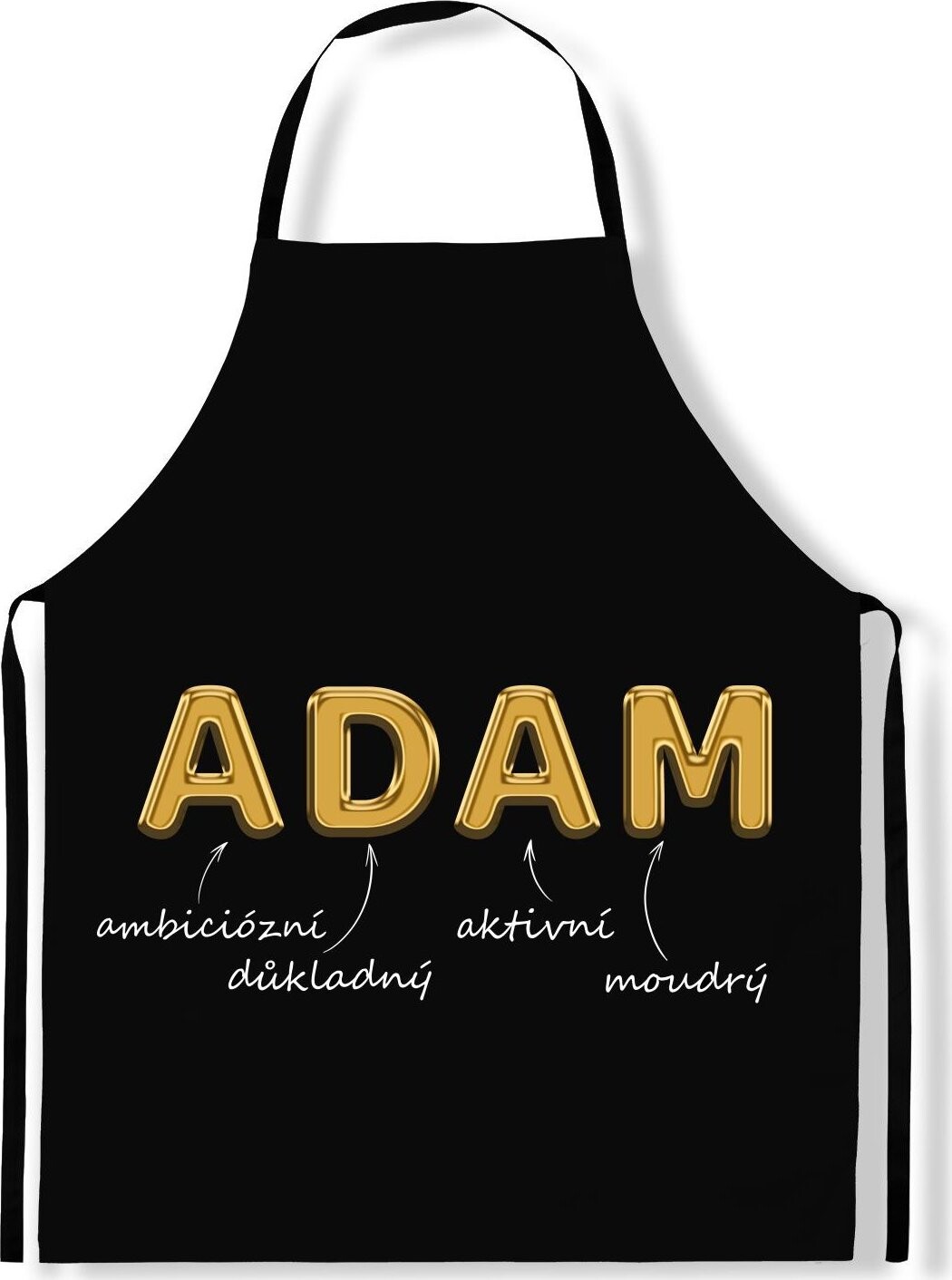 IMPAR Zástěra Mužská jména Gold, Adam