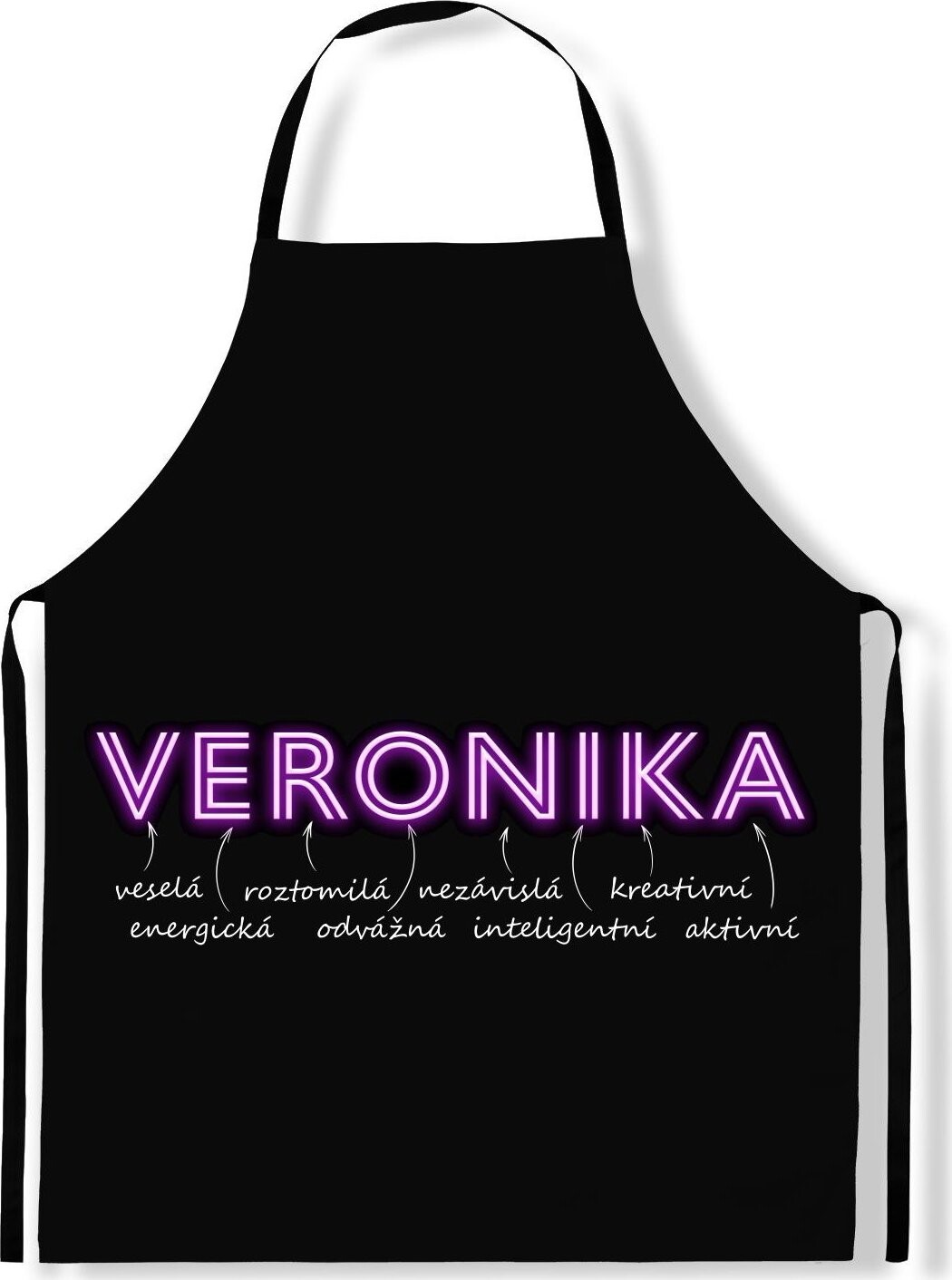 IMPAR Zástěra Ženská jména Neon, Veronika