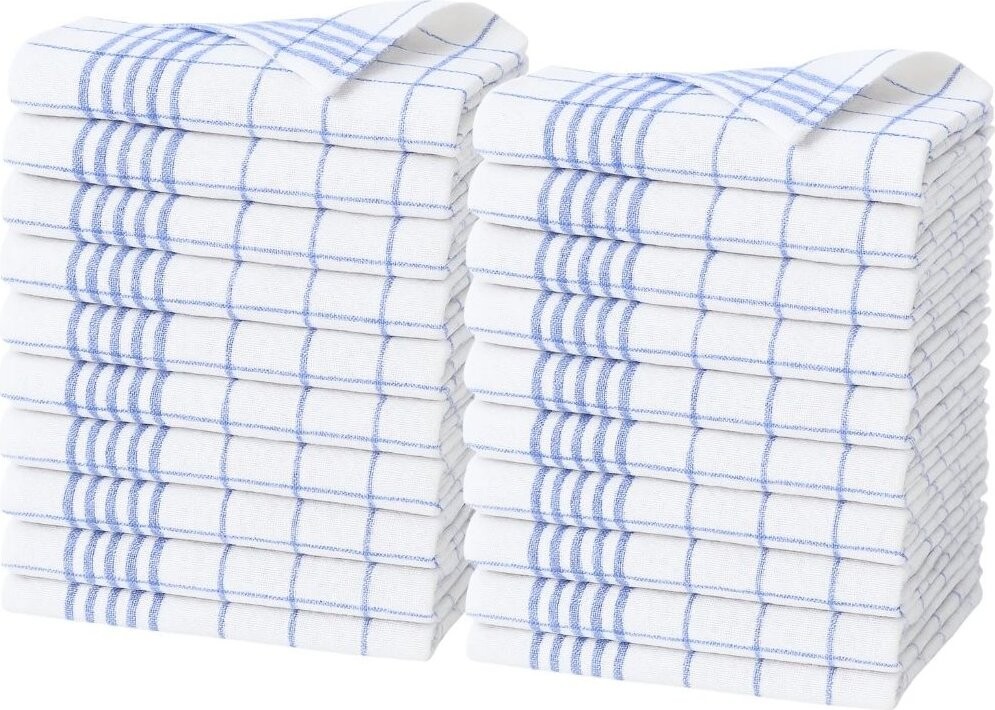 ARÔME HOME Kuchyňské utěrky, modré 20 ks