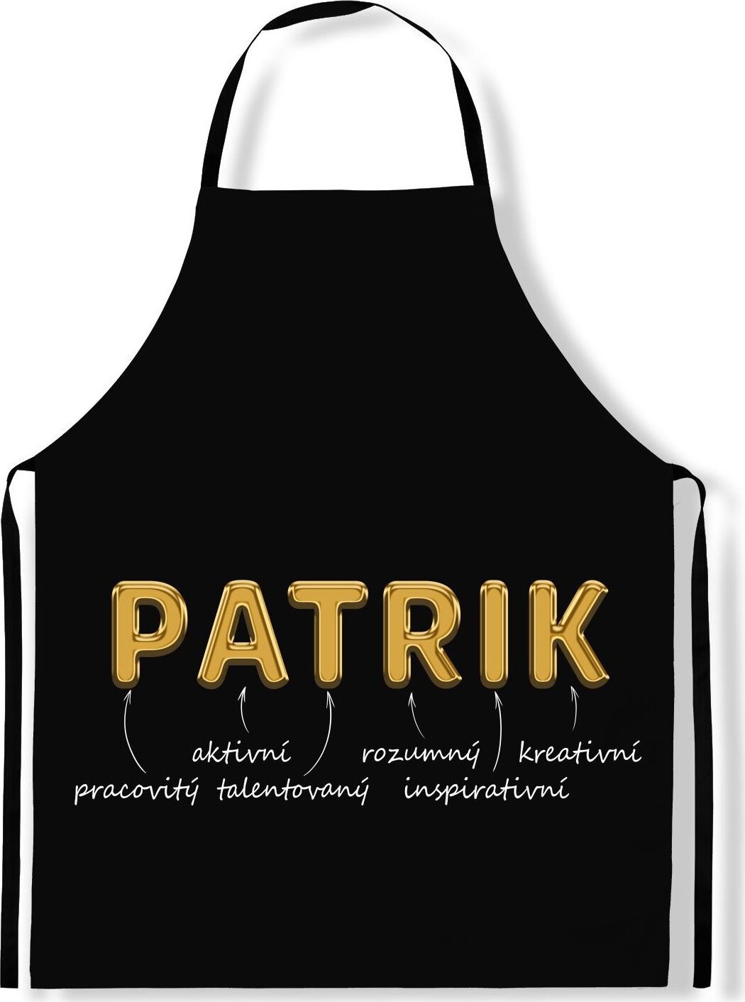 IMPAR Zástěra Mužská jména Gold, Patrik