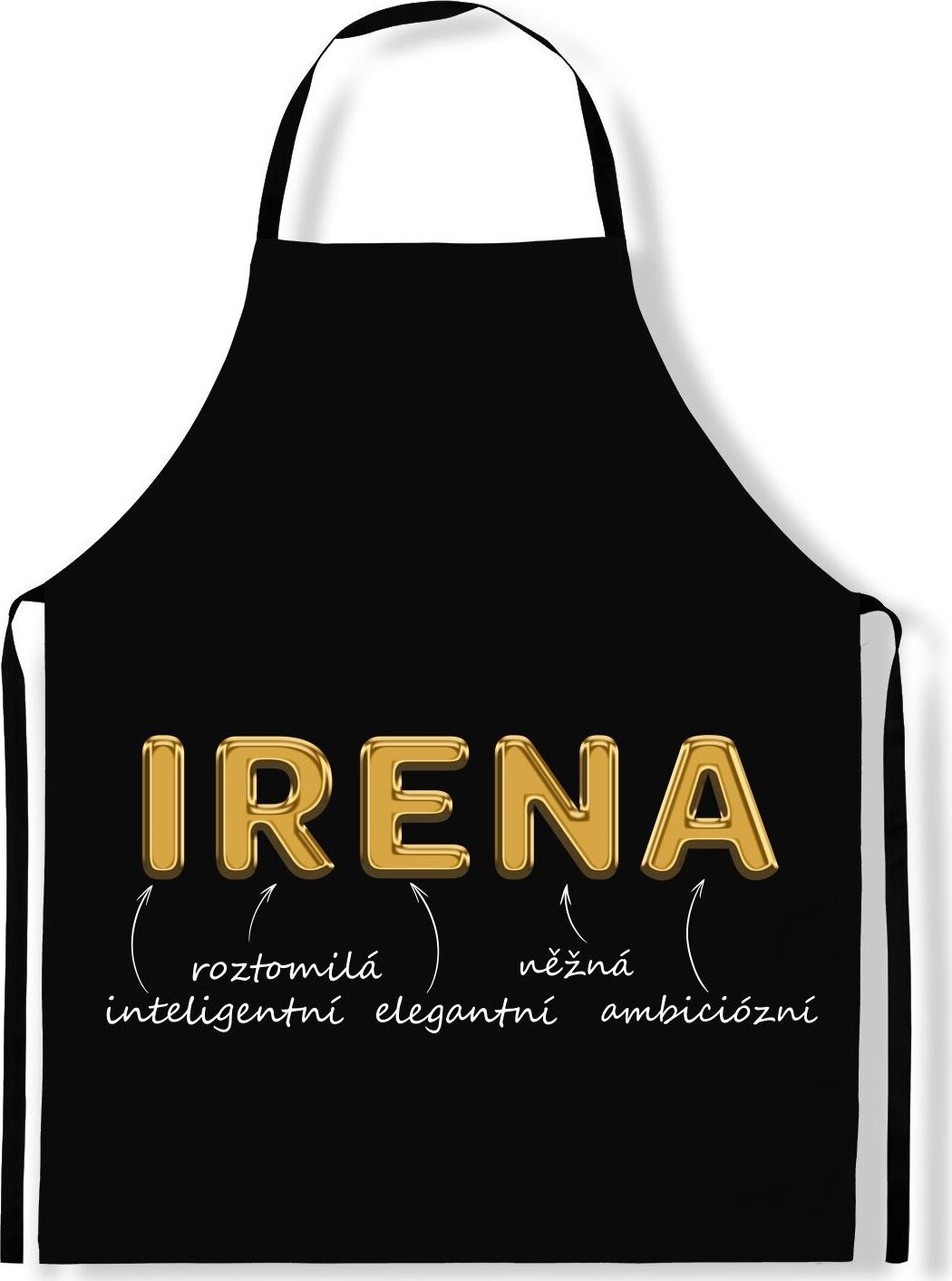 IMPAR Zástěra Ženská jména Gold, Irena