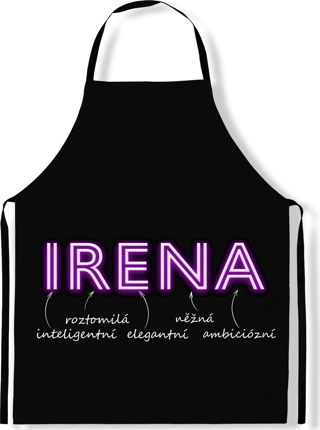 IMPAR Zástěra Ženská jména Neon, Irena