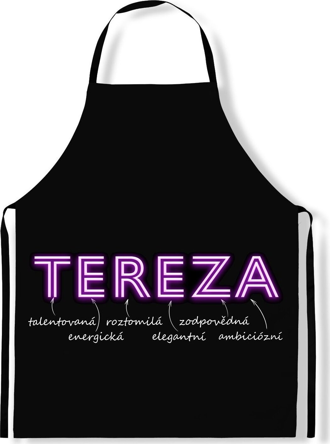 IMPAR Zástěra Ženská jména Neon, Tereza
