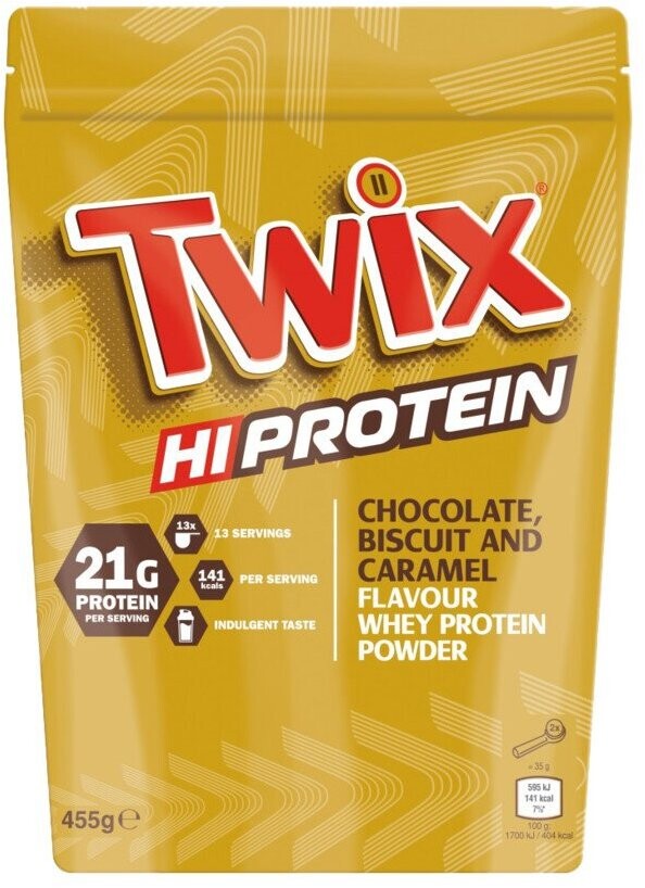 Mars Twix HiProtein Powder 455 g Chocolate, Biscuit & Caramel