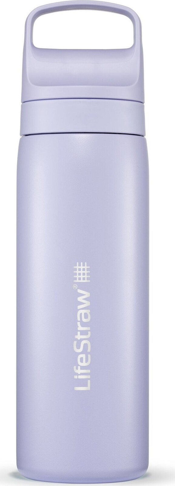 LifeStraw Go 2.0 nehrdzavejúca filtračná fľaša na vodu, 18 oz, provensálska fialová