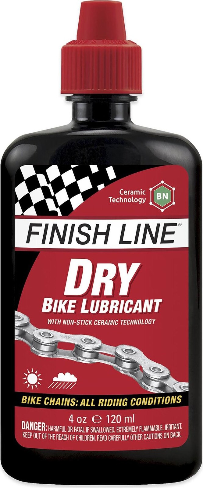 Finish Line Dry Lube (BN) 4 oz/120 ml, kapátko