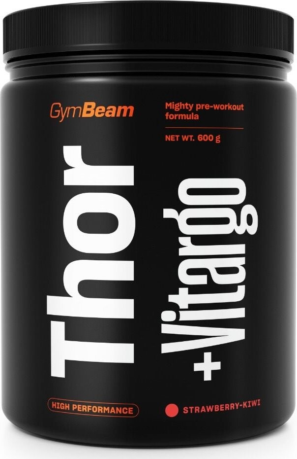 GymBeam Thor Fuel + Vitargo 600 g, strawberry kivi