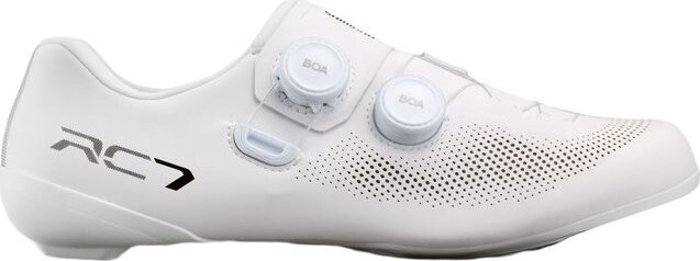 SHIMANO Cestná obuv SH-RC703, pánska, biela, 45, širšia