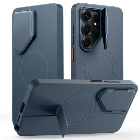 Tech-Protect Kevlar Aura MagSafe kryt na Samsung Galaxy S26 Ultra, tmavomodrý