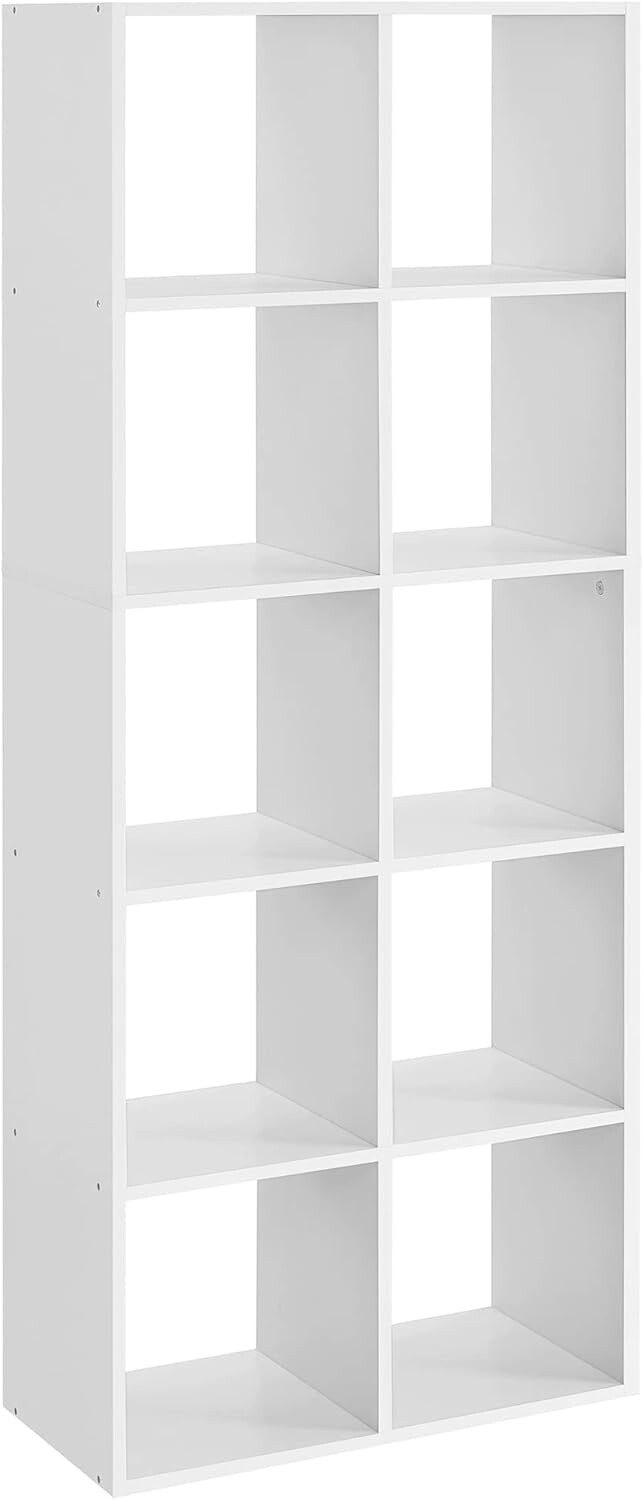 Knihovna Vasagle Broon 65,5 cm bílá