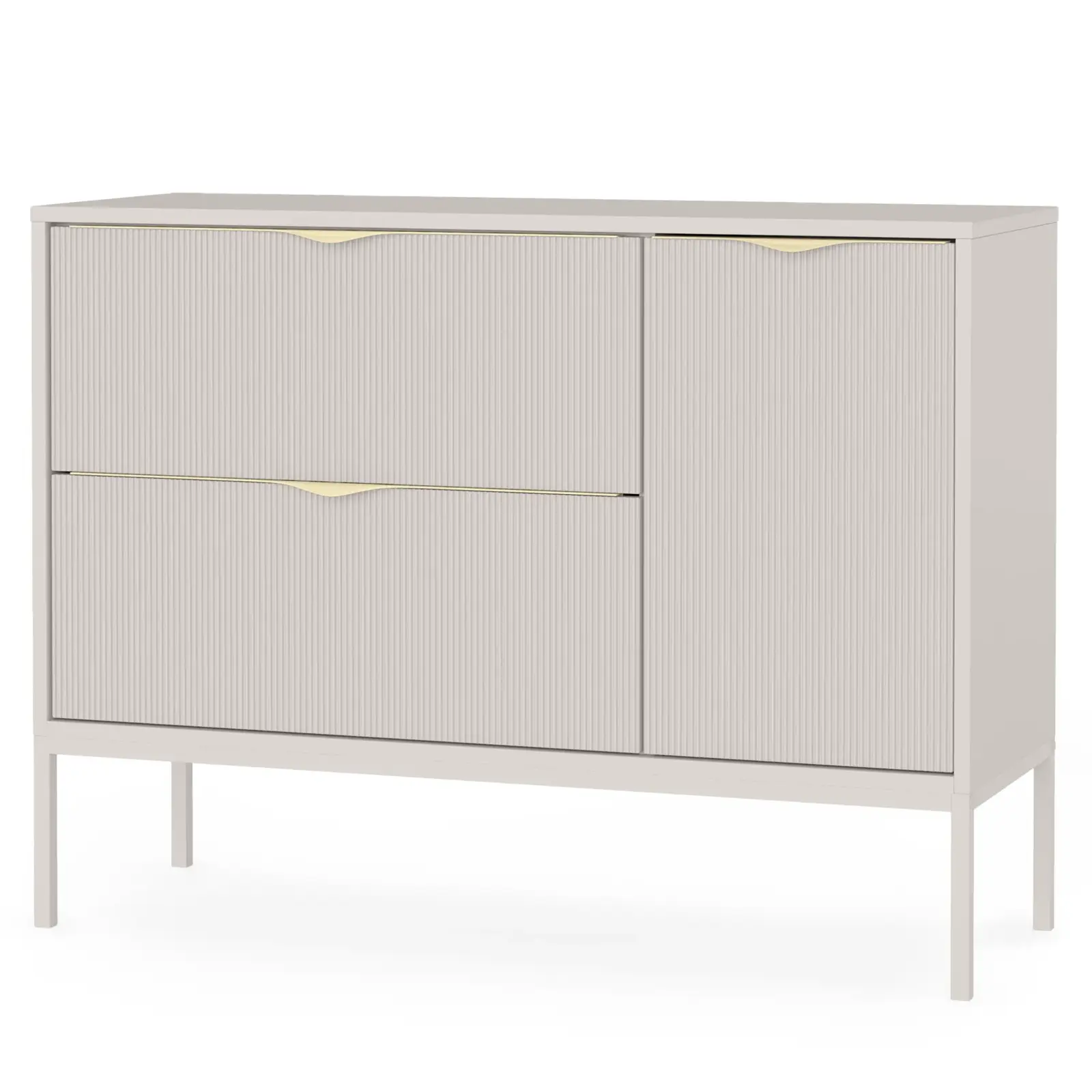 Skříňka pod umyvadlo Livia s deskou 100 cm kašmírová