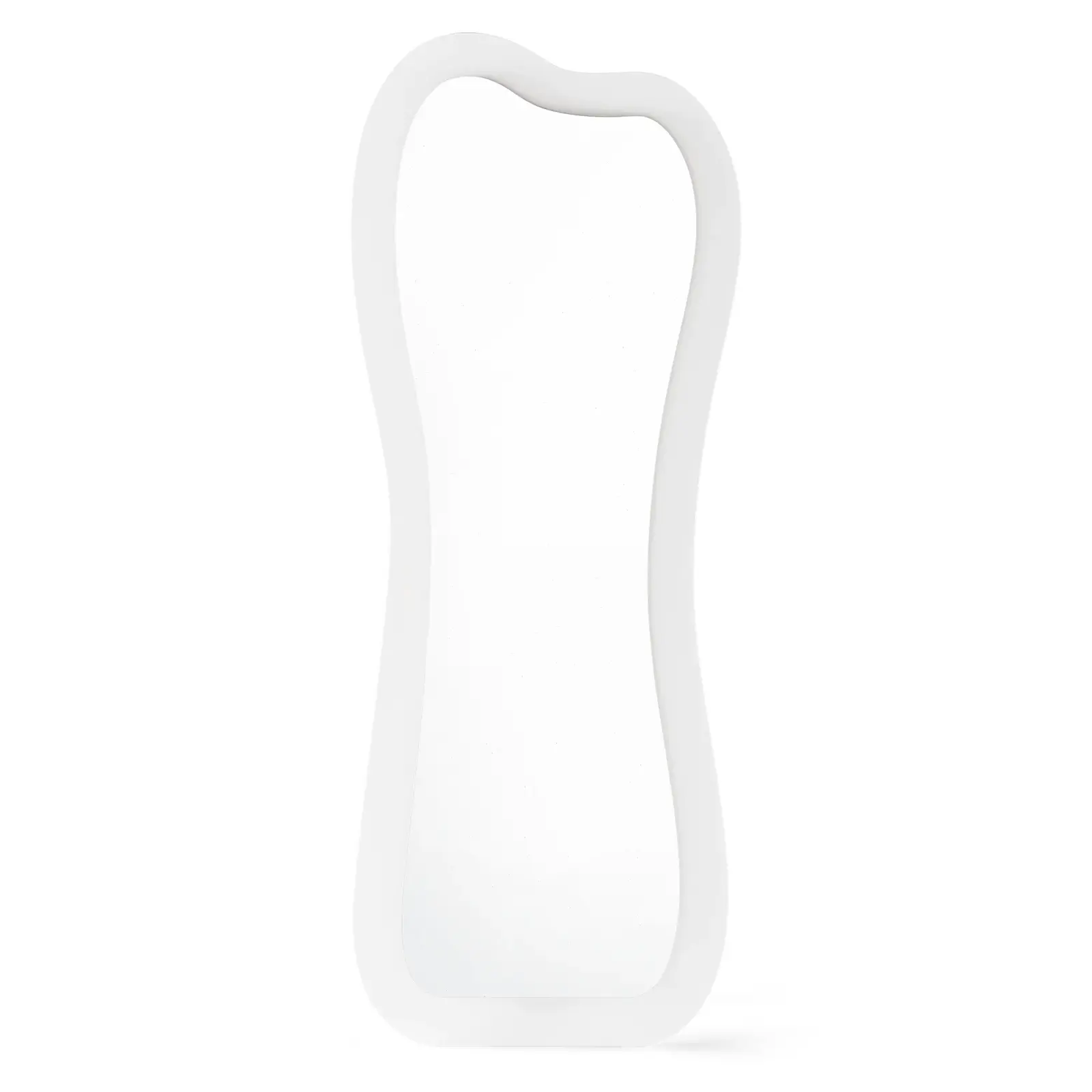 Stojací zrcadlo s LED osvětlením Cella 63x160 cm bílé