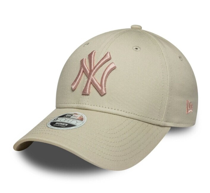 Dámska Šiltovka New Era 9Forty Womens MLB League Essential NY Yankees Light Beige Cap - UNI