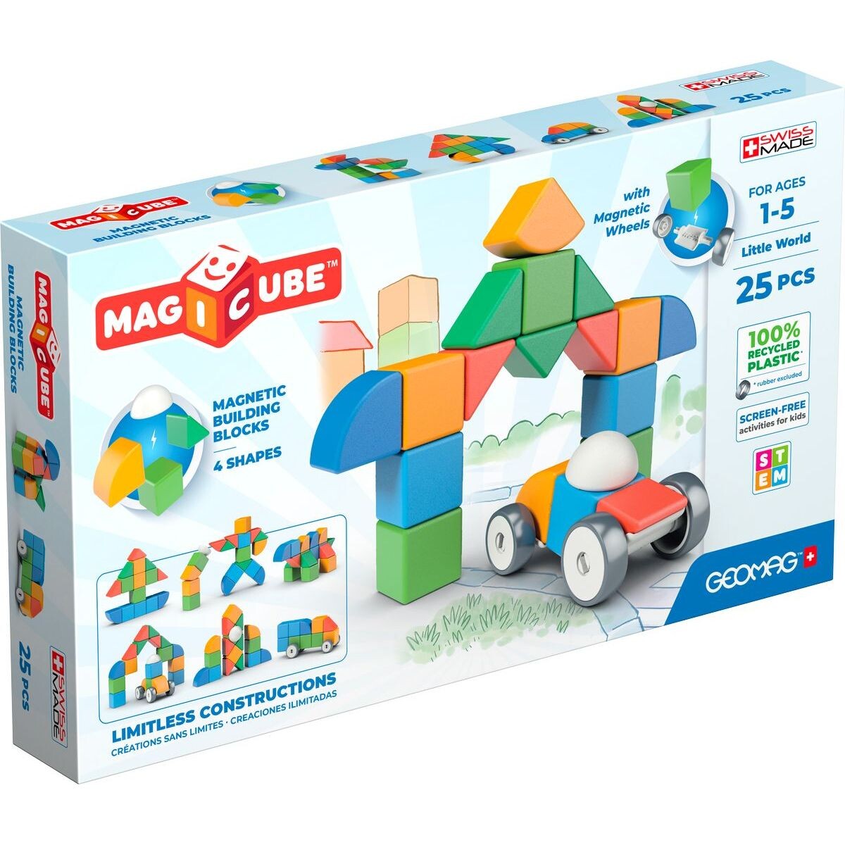 Geomag 204 Magicube Shapes 25 dielikov