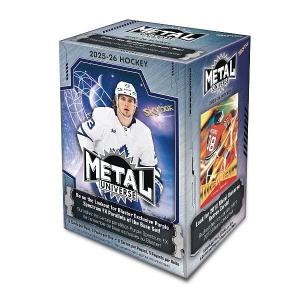 Upper Deck 2025-2026 NHL UD Skybox Metal Universe Hockey Blaster Box