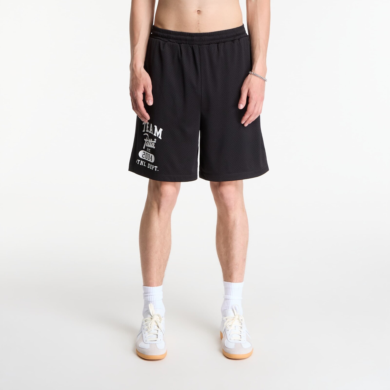 Šortky Patta Athletic Mesh Shorts Black XXL