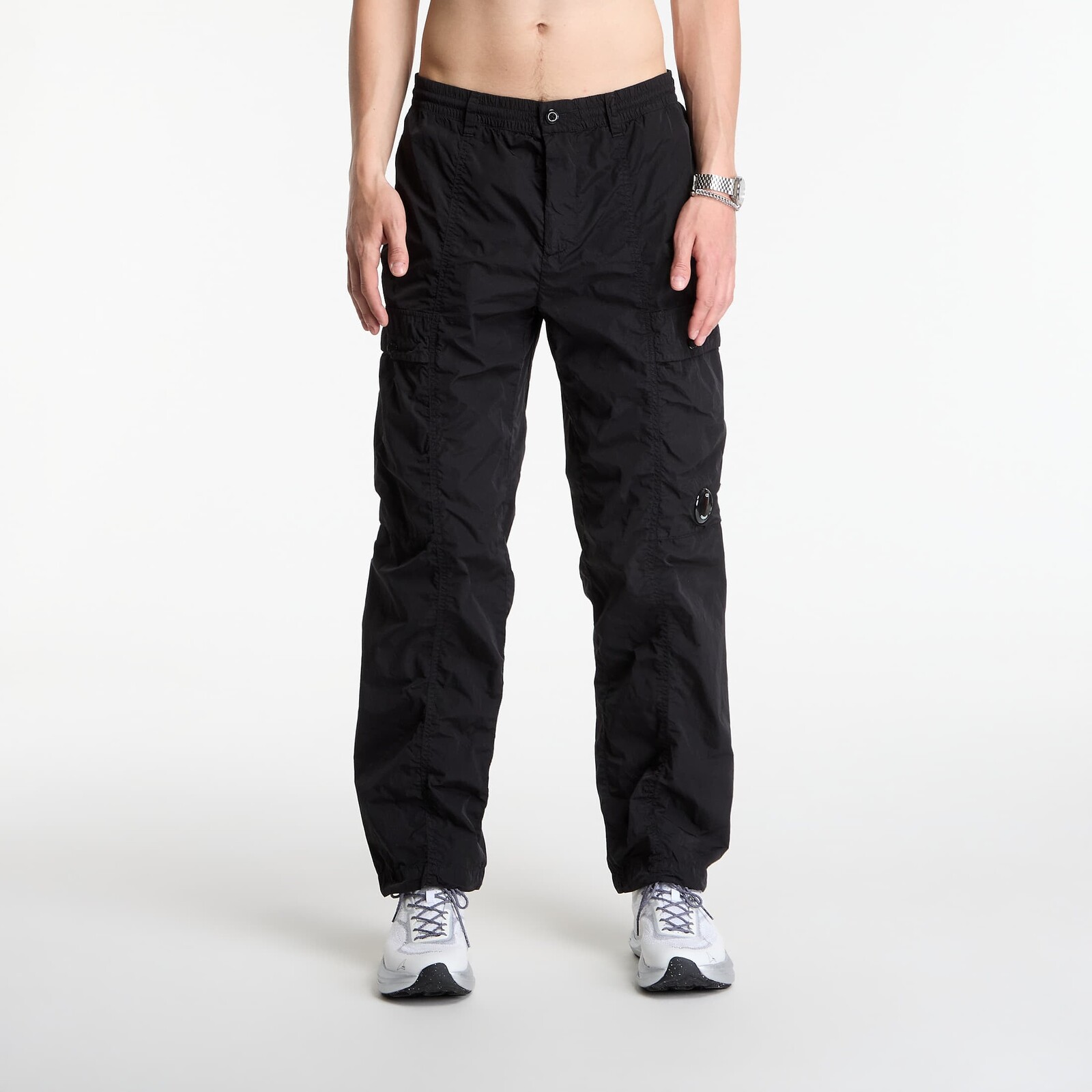 Kalhoty C.P. Company Chrome-R Regular Cargo Lens Pants Black 52
