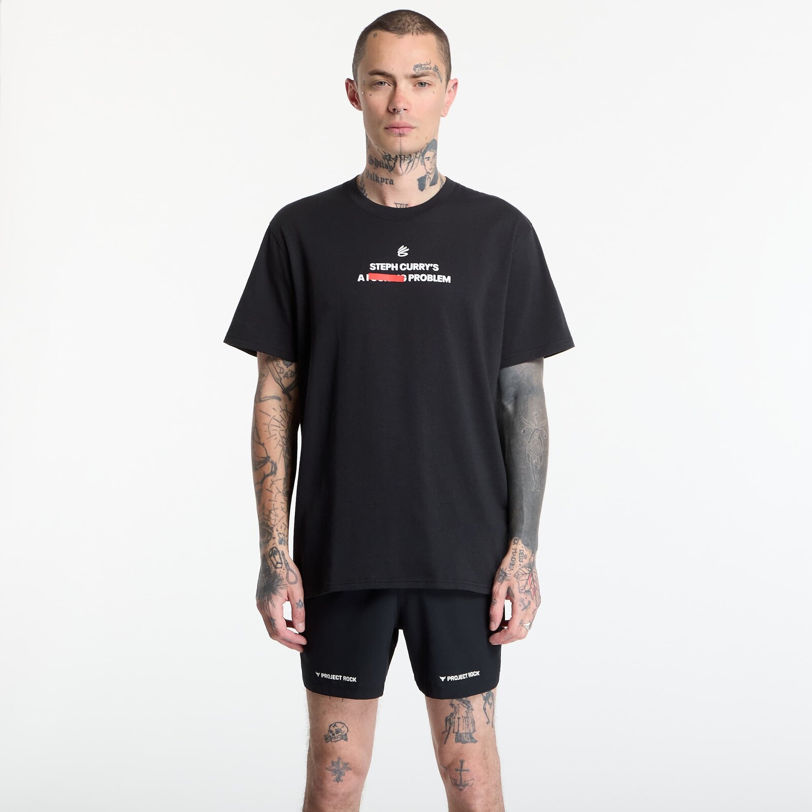 Tričko Under Armour Curry Quote Tee Black M