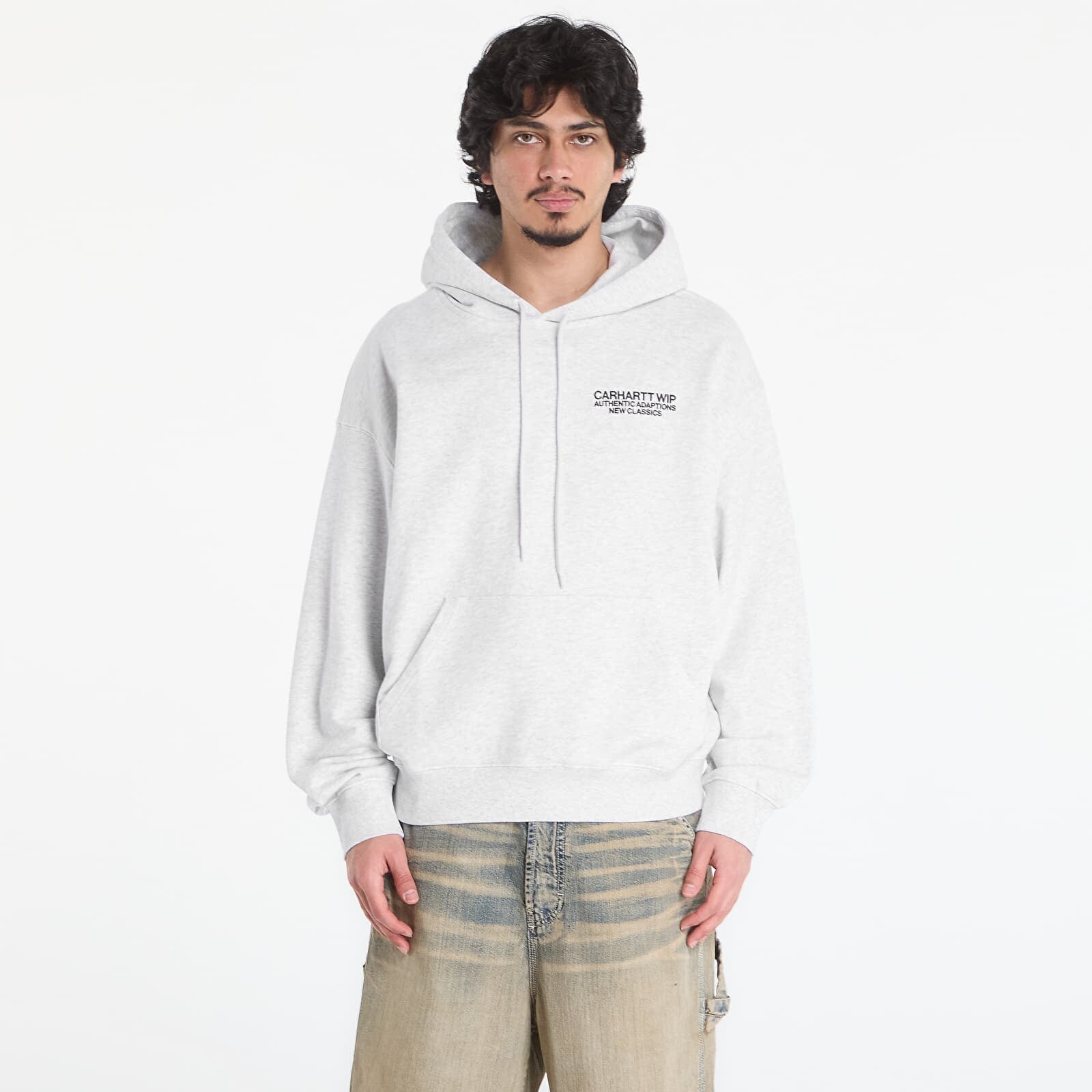 Mikina Carhartt WIP Hooded Sean Hamilton Sweat UNISEX Ash Heather S