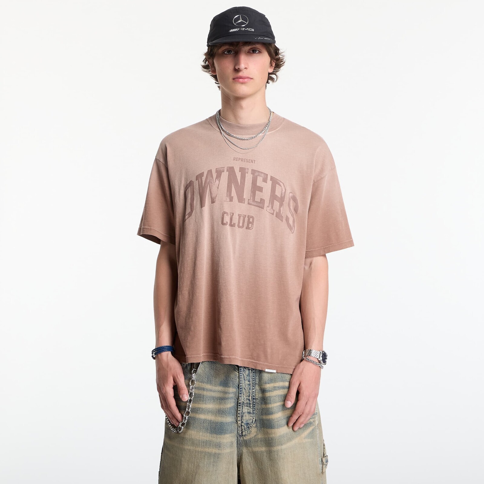 Tričko REPRESENT Owners T-Shirt UNISEX Sienna M