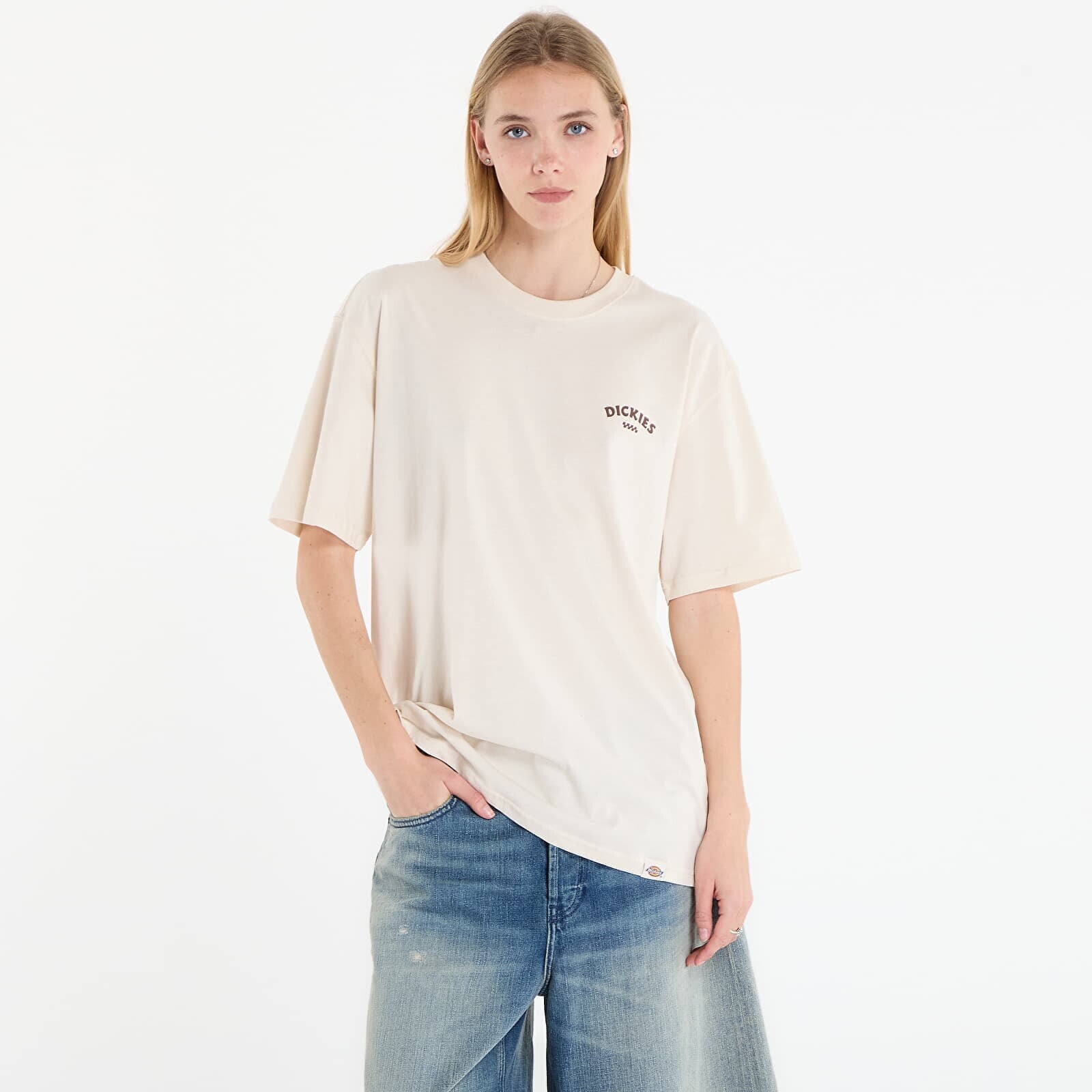 Tričko Dickies Pizza Tee UNISEX Beige M
