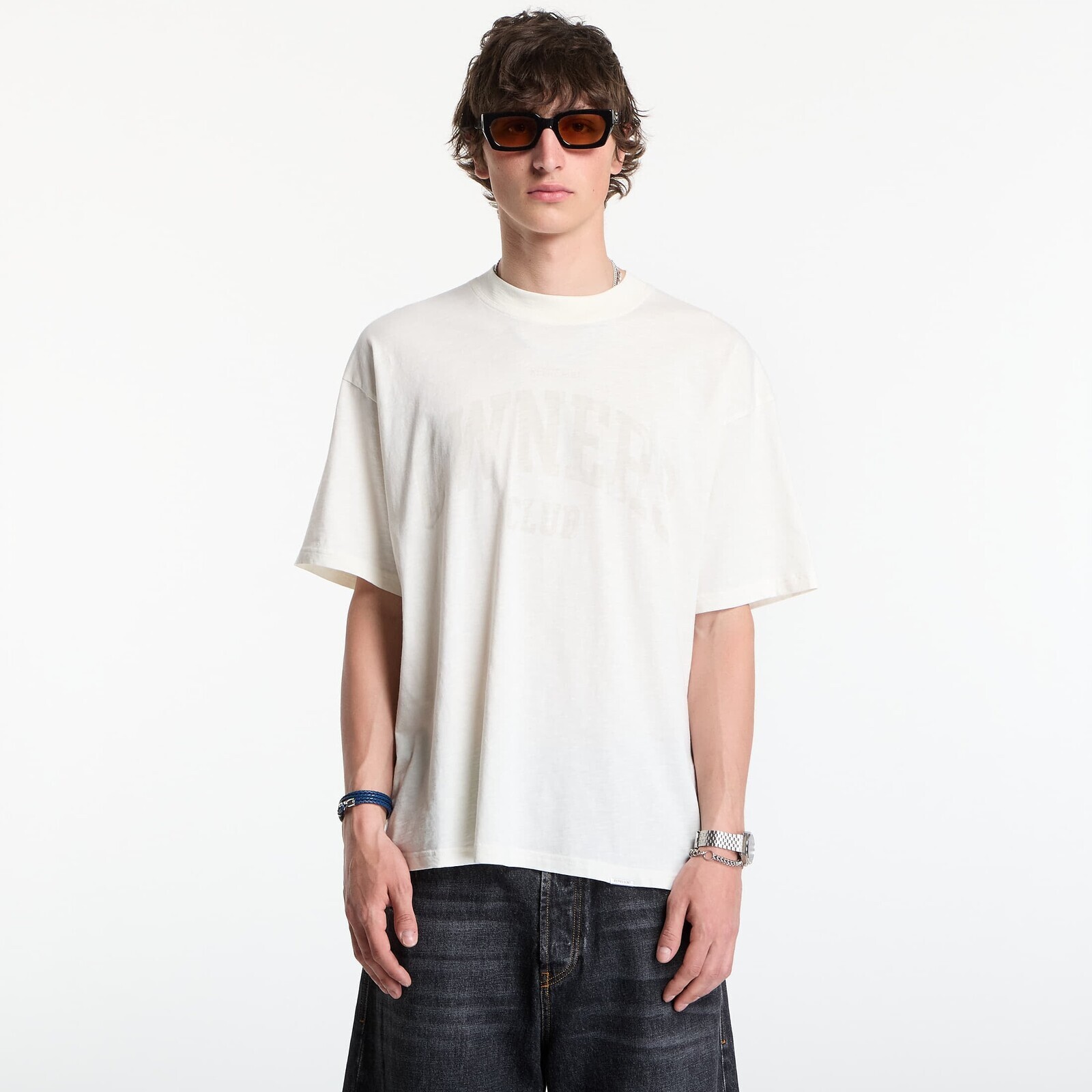 Tričko REPRESENT Owners T-Shirt UNISEX Chalk L