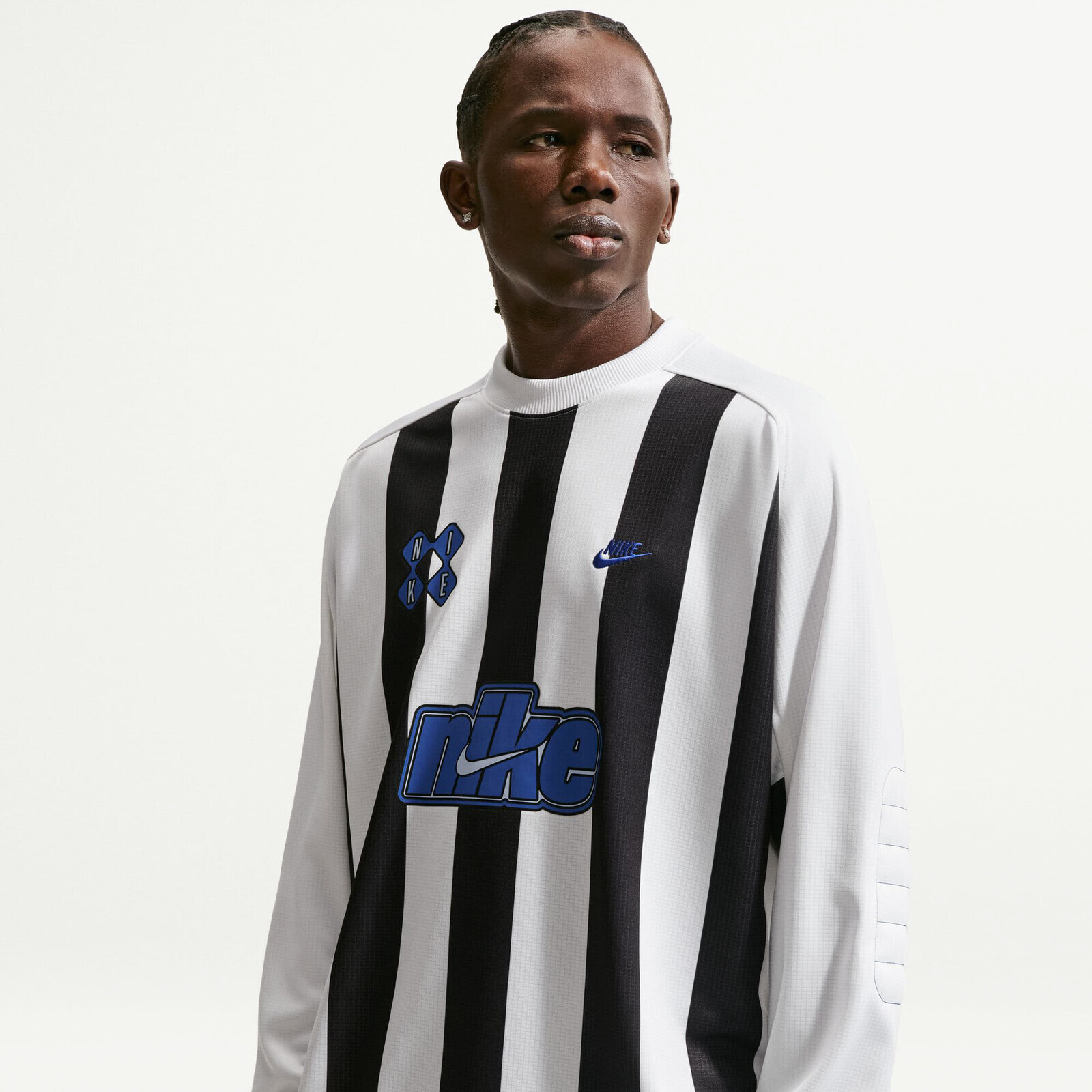 Tričko Nike Sportswear Club Men's Goalie Top Black/ White/ Game Royal XS