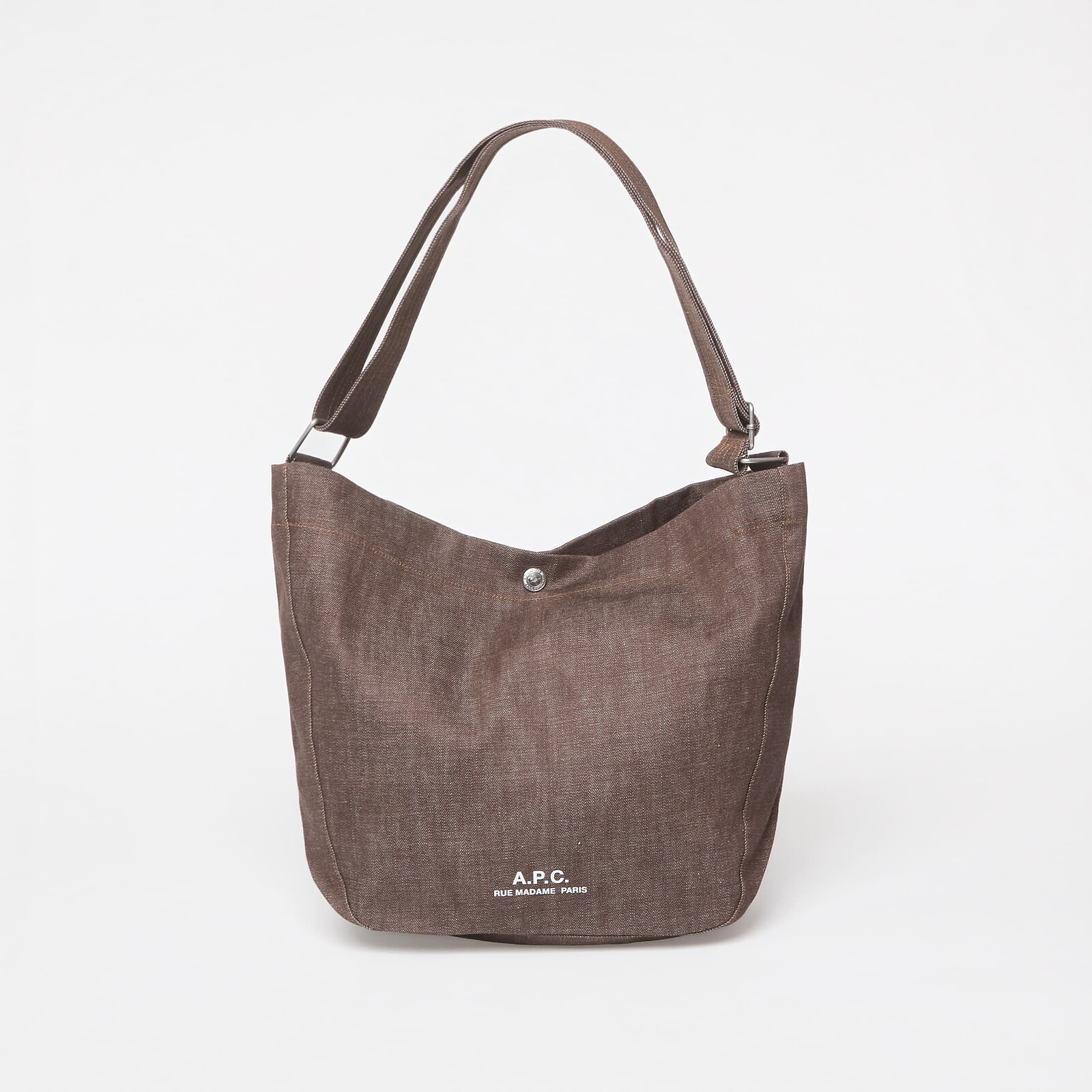 Taška A.P.C. Journal Satchel Dark Brown Universal