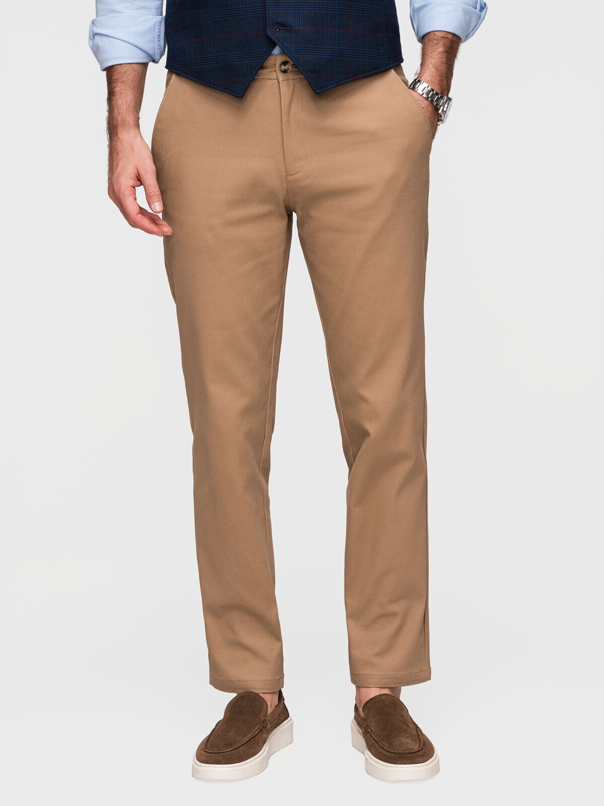 Ombre Men's SLIM FIT chino trousers