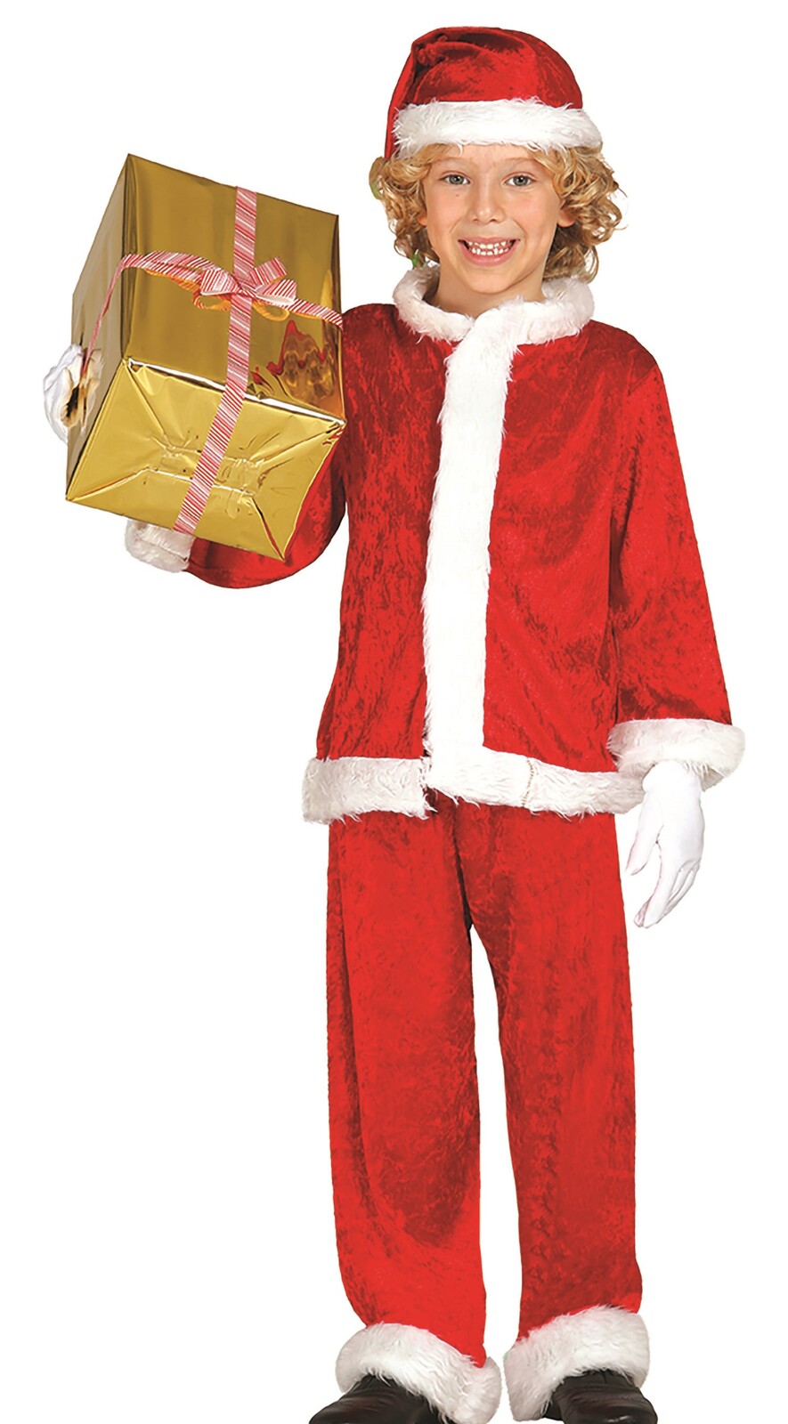 Guirca Detský kostým - Santa Claus Veľkosť - deti: M: 116 cm