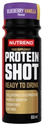 Nutrend protein shot 60 ml - borůvka a vanilka