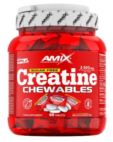 Amix creatine monohydrate 2500 mg chewables tabs zero sugar 60 tablet