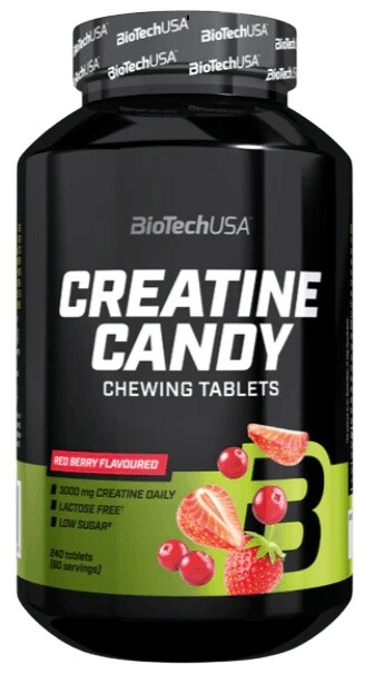 Biotechusa creatine candy 240 chewing tablets
