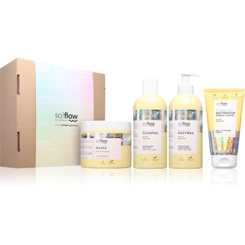 so!flow Curly Hair Set darčeková sada pre kučeravé vlasy