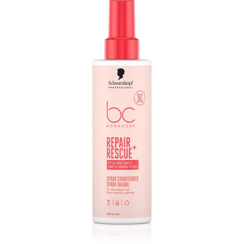 Schwarzkopf Professional BC Bonacure Repair Rescue+ bezoplachový kondicionér pre poškodené vlasy 200 ml