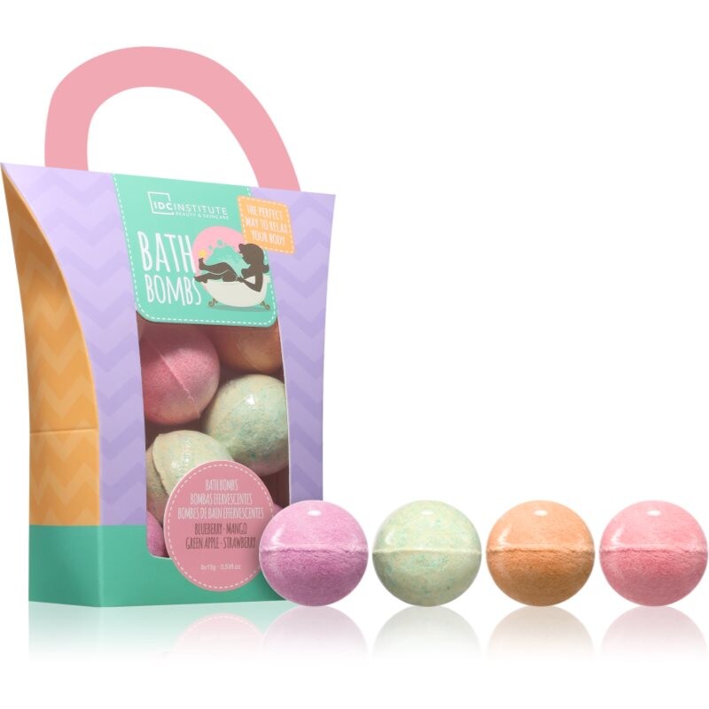 IDC Institute Bath Bombs bomba do kúpeľa 8x15 g