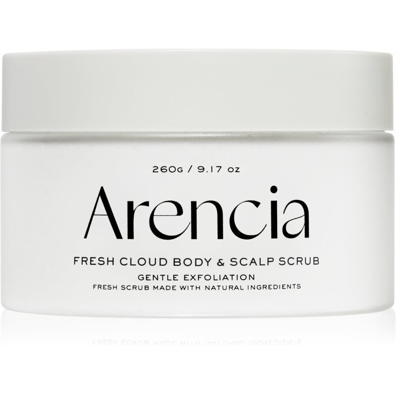 Arencia Fresh Cloud White Tea & Neroli jemný peeling na telo a vlasy 260 g
