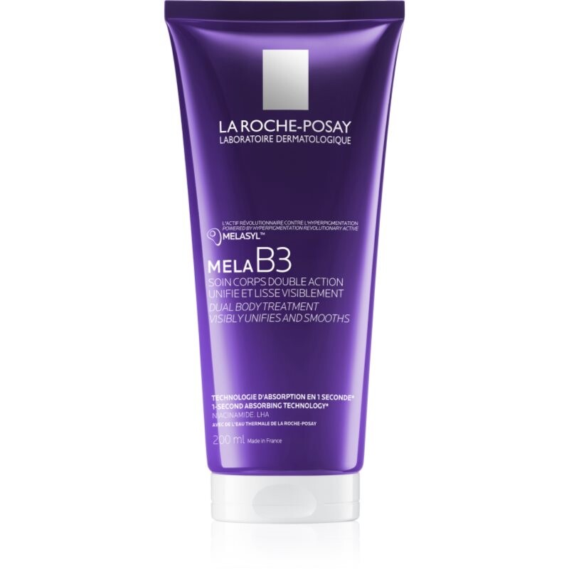 La Roche-Posay Mela B3 Dual Body Treatment vyhladzujúce telové mlieko proti pigmentovým škvrnám 200 ml