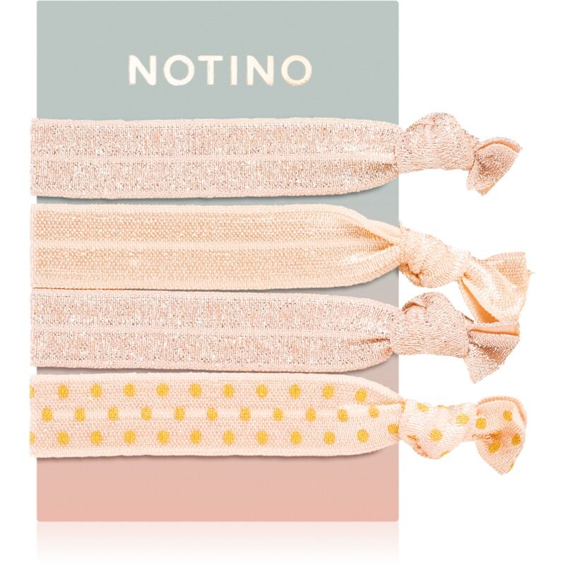 Notino Pastel Collection Hair elastics gumičky do vlasov Orange 4 ks