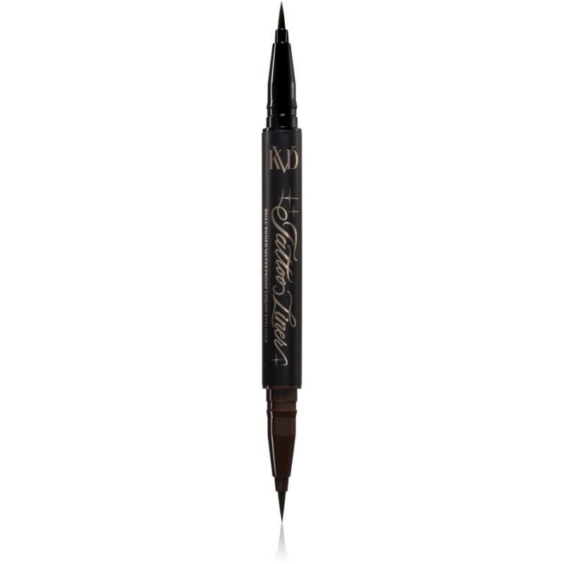 KVD Beauty Tattoo Liner Dual-Ended Waterproof Liquid Eyeliner dlhotrvajúce vodeodolné očné linky 2x0.55 ml