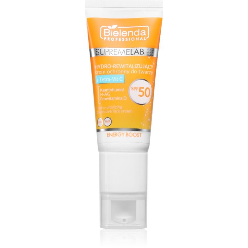 Bielenda Professional Supremelab Energy Boost hydratačný krém na tvár s vitamínom C SPF 50 40 ml